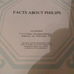 Facts about Philips - 1970 - Catalogus - geschiedenis