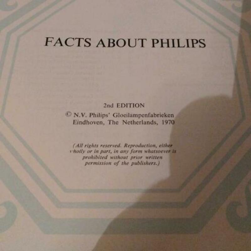 Facts about Philips - 1970 - Catalogus - geschiedenis