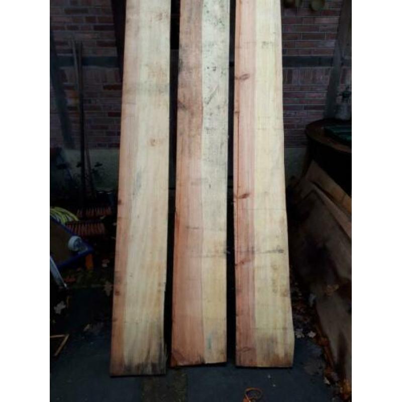 3 mooie grenen planken (3,75 meter lang)