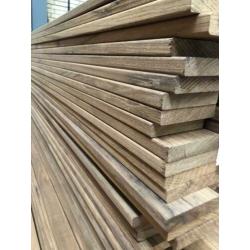Thermisch verduurzaamd fraké hout 18x90mm