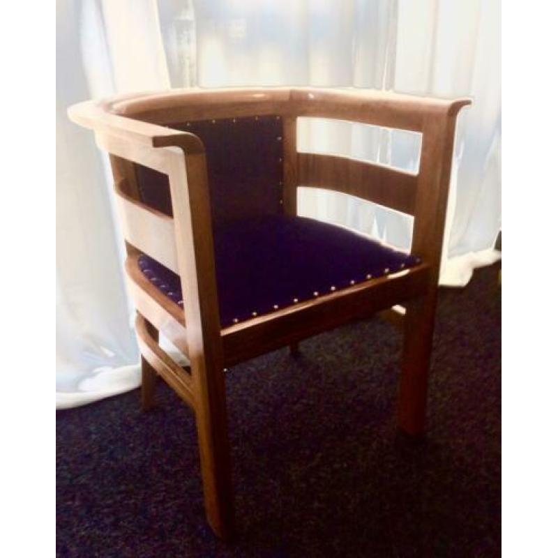 Art Deco fauteuils twee stuks, gerestaureerd .