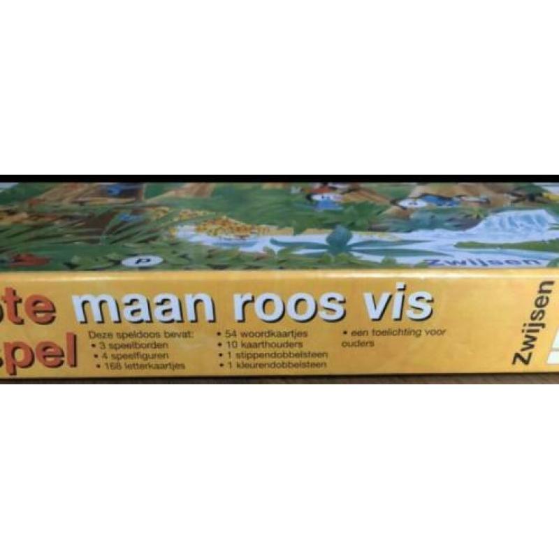 Het grote maan roos vis letterspel van zwijsen
