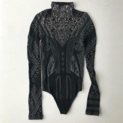 High, zwarte body, maat large