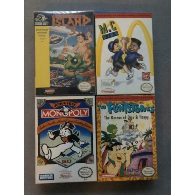 Nintendo nes collectie Mario chip and dale ducktales turtles