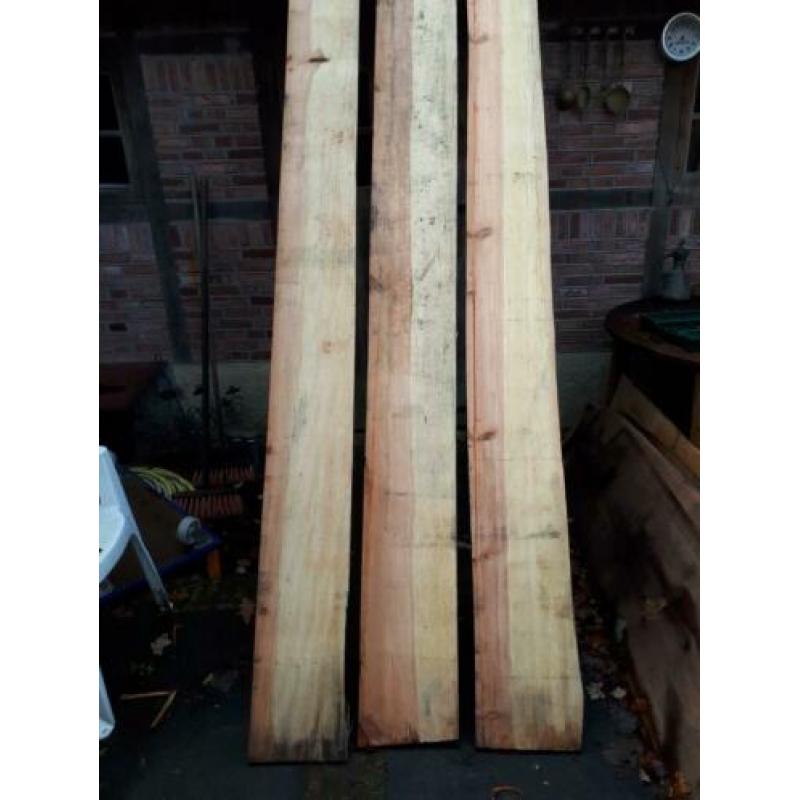 3 mooie grenen planken (3,75 meter lang)
