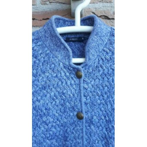 PURDEY blauw vest in mooie steek