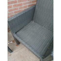 6 tuinstoelen