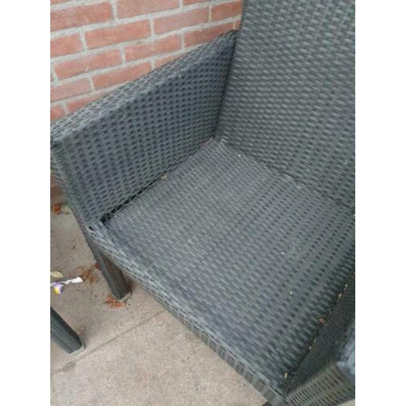 6 tuinstoelen