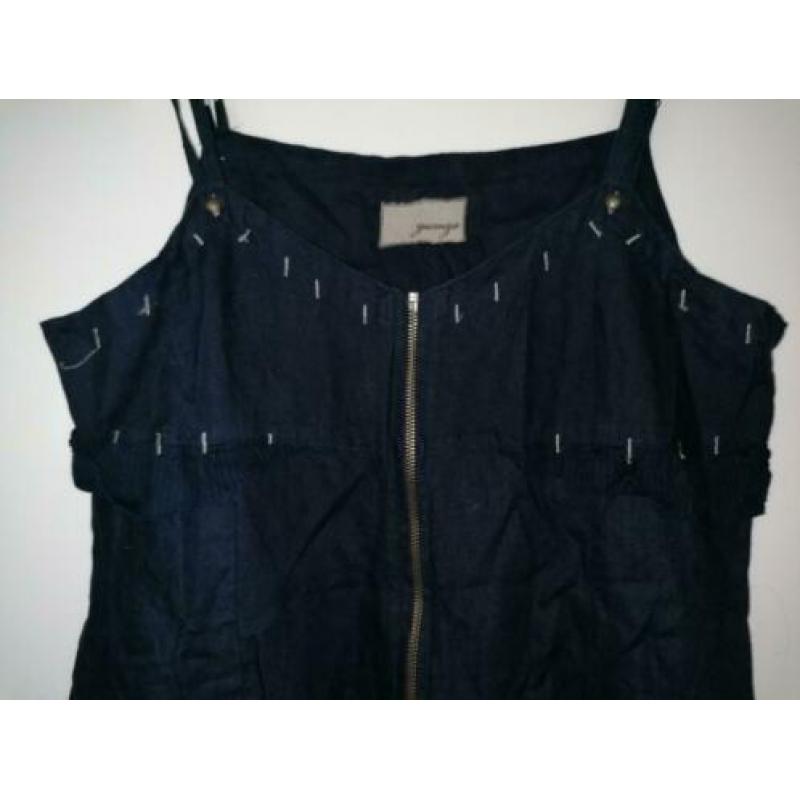 Super leuke liinnen set/ jurk en vestje/ maat L/OPRUIMING