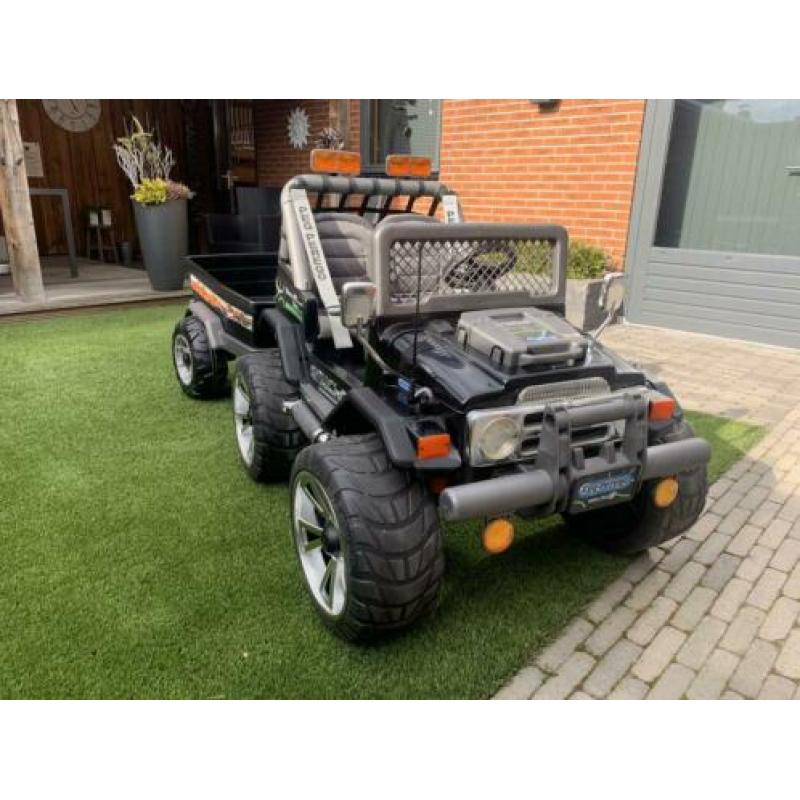 Peg Perego Gaucho 24 volt met aanhanger