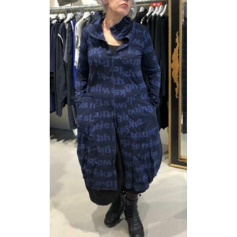 Rundholz jas blauw katoen XS M Nieuw!! (S en L verk)