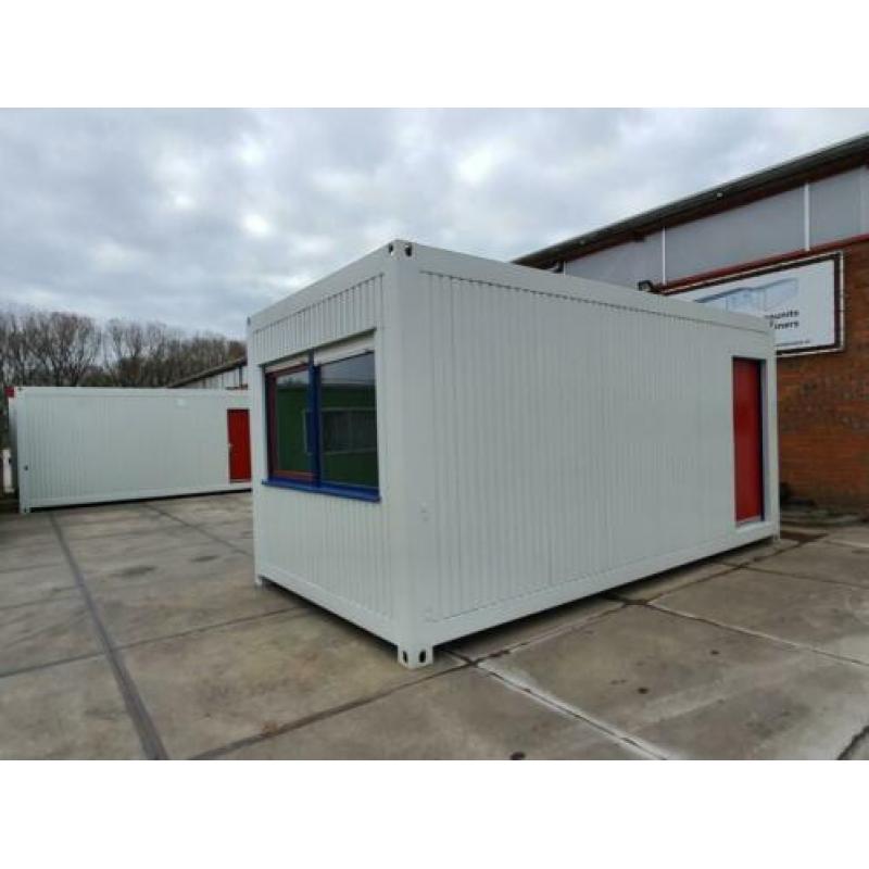 Te Huur zeer Mooie Degelijke Stalen kantoorunit 6x3 meter