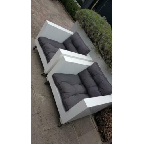 Tuinstoel hardhout 2 stuks