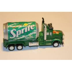 Sprite promotie vrachtwagen. Van kunststof.