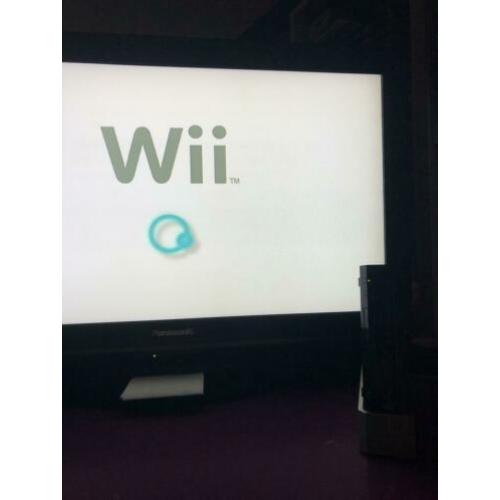 Zwarte wii met 12 games