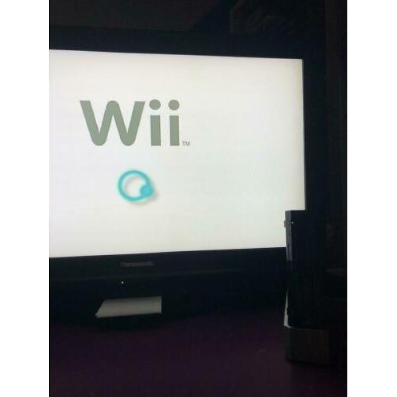 Zwarte wii met 12 games