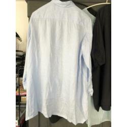 Linnen blouse Open End mt.46/48