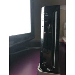 Zwarte wii met 12 games