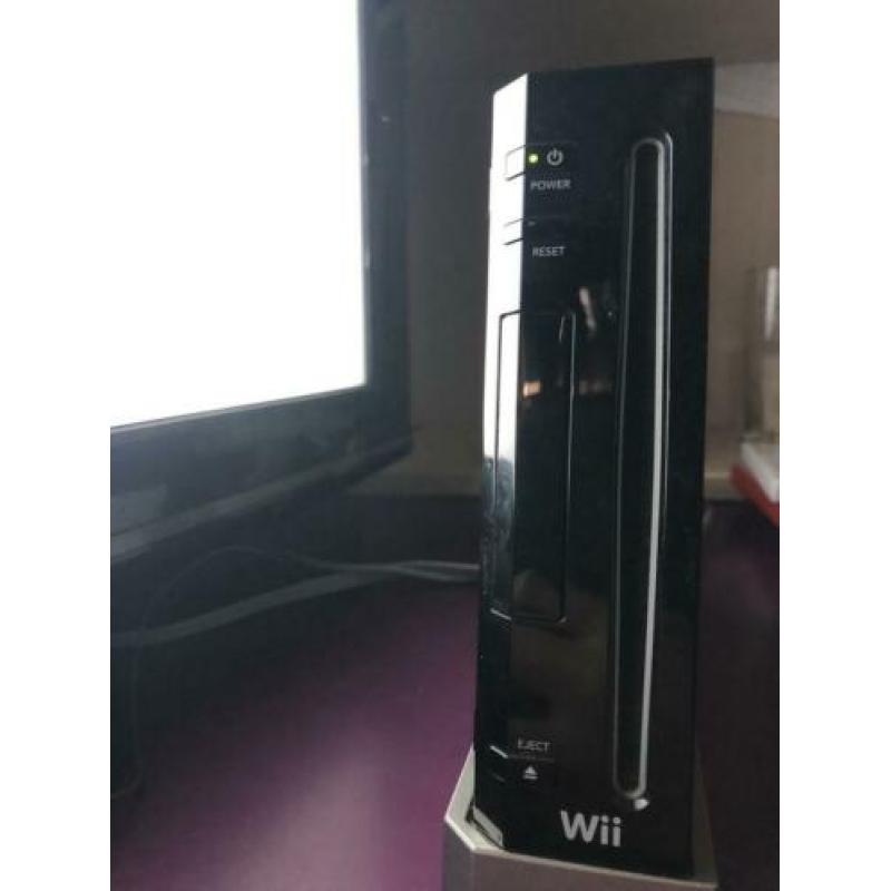 Zwarte wii met 12 games