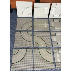 16 Lego straat- / wegplaten