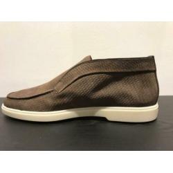 Mooie Santoni schoenen 10/44 bruin NIEUW 450euro loro piana
