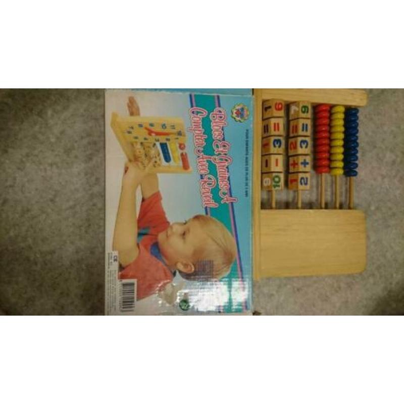 Leren telraam domino leren tellen educatief leerzaam spel zg