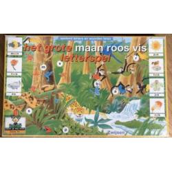 Het grote maan roos vis letterspel van zwijsen