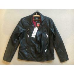 Leren jas zwart jacket leder lederen Tony Moro