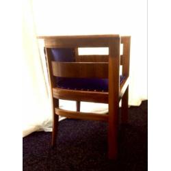 Art Deco fauteuils twee stuks, gerestaureerd .