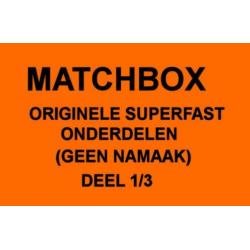 A205 Matchbox 12 Sets vroege Lesney Superfast Onderdelen