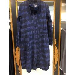 Rundholz jas blauw katoen XS M Nieuw!! (S en L verk)