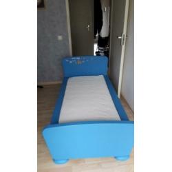 Kleuterbed blauw incl. Matrasje