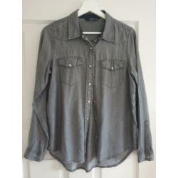 Dames spijker blouse Only