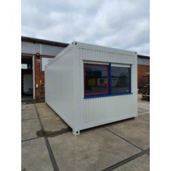 Te Huur zeer Mooie Degelijke Stalen kantoorunit 6x3 meter