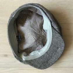 Dames pet van merk 8MM - bruine bolpet
