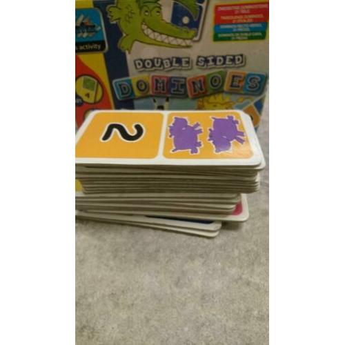 Leren telraam domino leren tellen educatief leerzaam spel zg