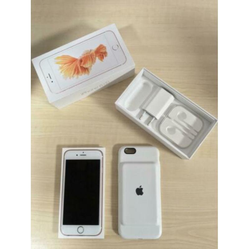 Iphone 6s - 64gb MET orginele apple battery case