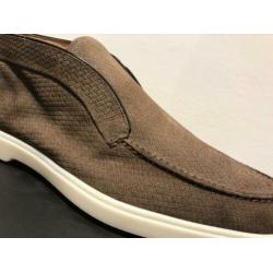 Mooie Santoni schoenen 10/44 bruin NIEUW 450euro loro piana