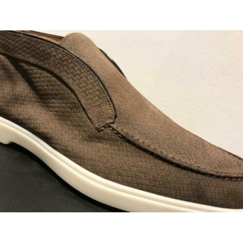 Mooie Santoni schoenen 10/44 bruin NIEUW 450euro loro piana
