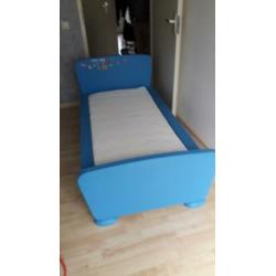 Kleuterbed blauw incl. Matrasje