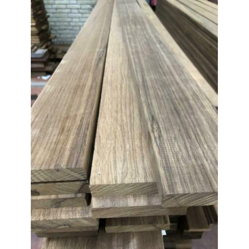 Thermisch verduurzaamd fraké hout 18x90mm