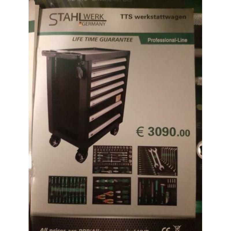 Stahlwerk gereedschapwagen gevuld (limited edition)