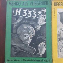 3 antieke boeken P Broos - D de Vos -J v d Heijden
