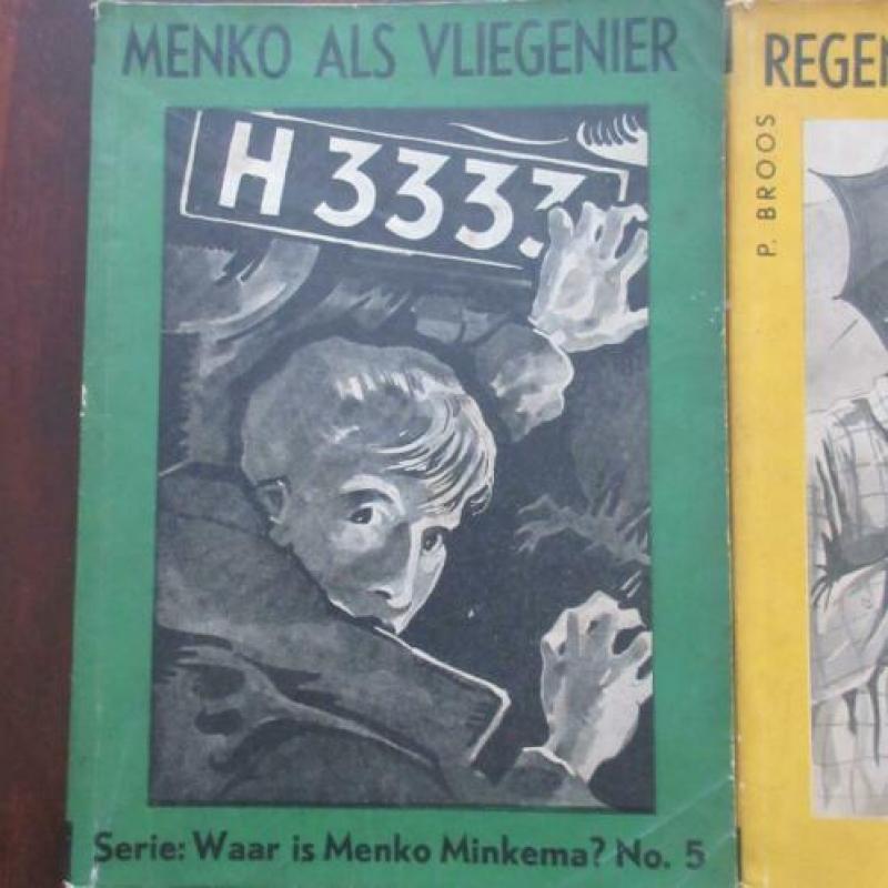 3 antieke boeken P Broos - D de Vos -J v d Heijden
