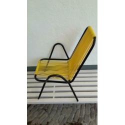 Vintage kinderstoel tuinstoel jaren 50/60 spaghettistoel