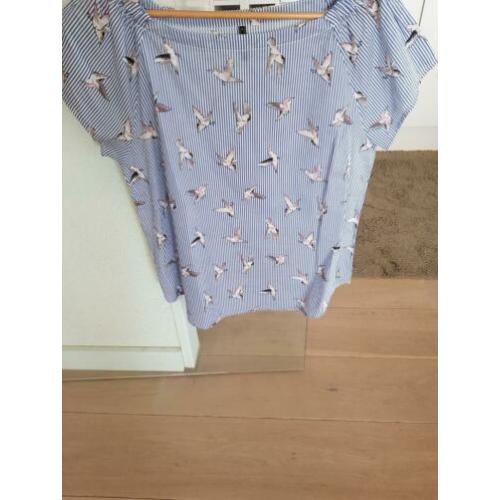 Blouse Free Quent boothals small ongedragen