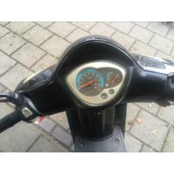 Scooter 4takt blauw kenteken