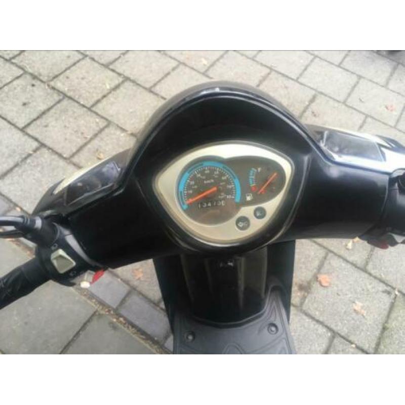 Scooter 4takt blauw kenteken