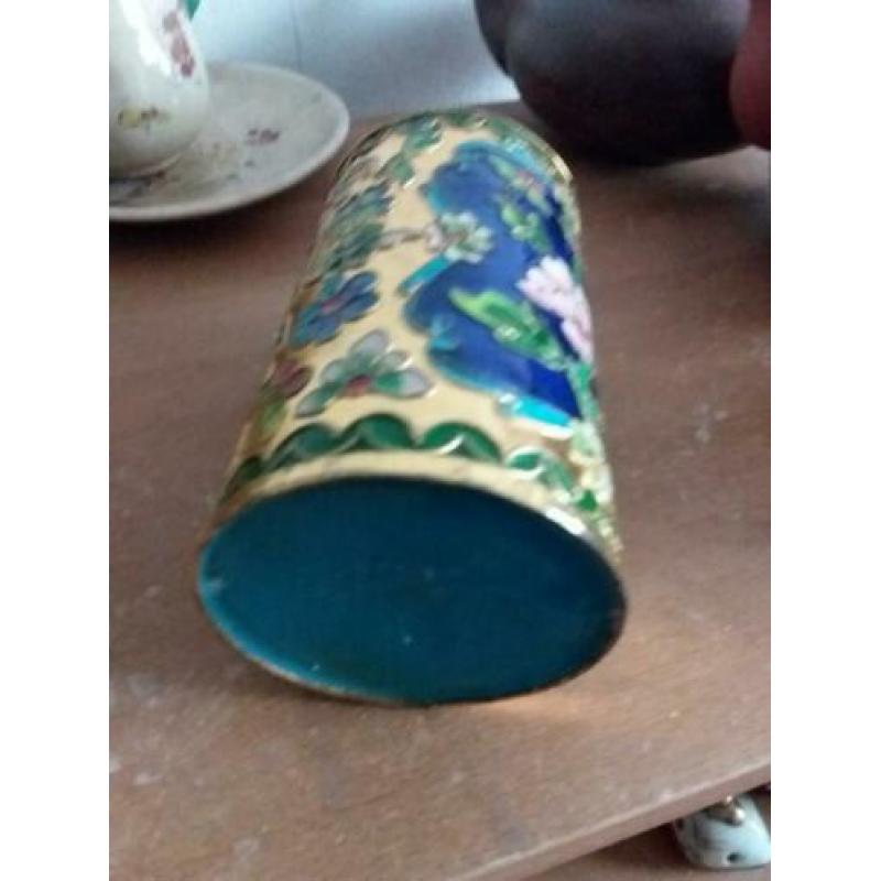 Mooie cloisonne pot