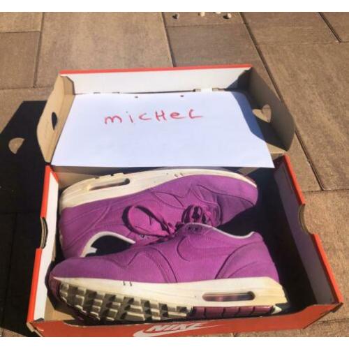 Airmax 1 purple canvas
